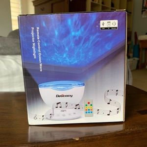 Ocean Wave Projector Nightlight Remote Control
